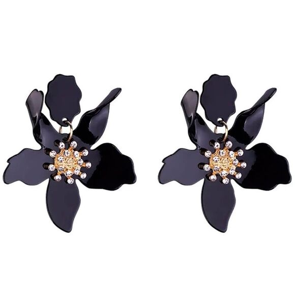 Flower earrings N403 - Picture 1 of 4